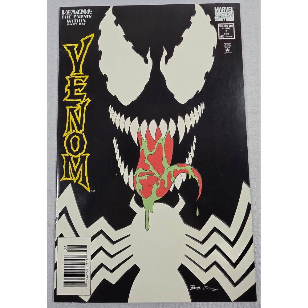 Marvel Venom: The Enemy Within #1 1993 Bob McLeod Comic Book - Glow In The Dark